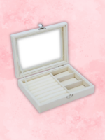 Joyero Organizador de Joyas Cofre para Anillos Aretes Pulseras